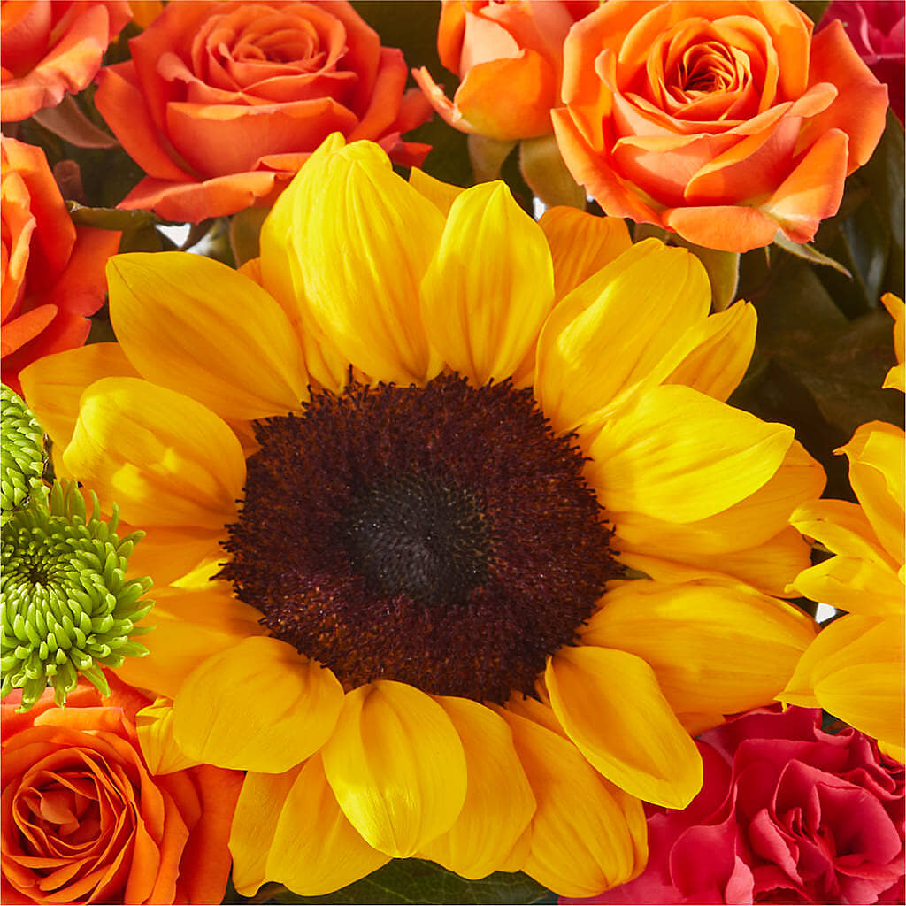 Sun-drenched Blooms Box Bouquet –  Flower Shop Of Farmingdale, Farmingdale NY