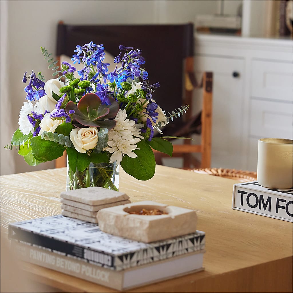 Cerulean Waves Bouquet –  Flower Shop Of Farmingdale, Farmingdale NY