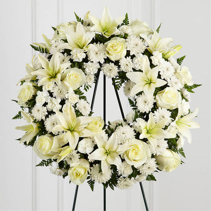 Treasured Tribute Wreath –  Flower Shop Of Farmingdale, Farmingdale NY