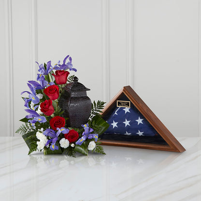 Patriotic Tribute Arrangement –  Flower Shop Of Farmingdale, Farmingdale NY
