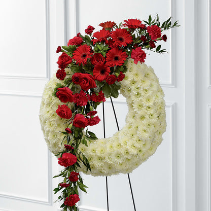 Graceful Tribute Wreath –  Flower Shop Of Farmingdale, Farmingdale NY