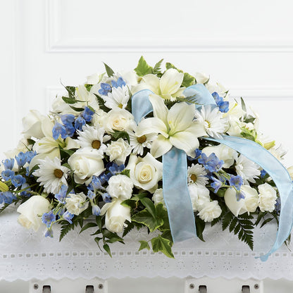 Tender Treasure Casket Spray –  Flower Shop Of Farmingdale, Farmingdale NY