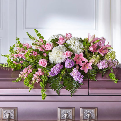 Life's Gratitude Casket Spray –  Flower Shop Of Farmingdale, Farmingdale NY