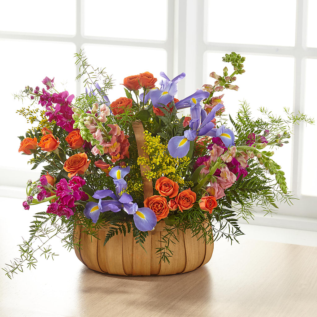 Garden of Life Basket –  Flower Shop Of Farmingdale, Farmingdale NY