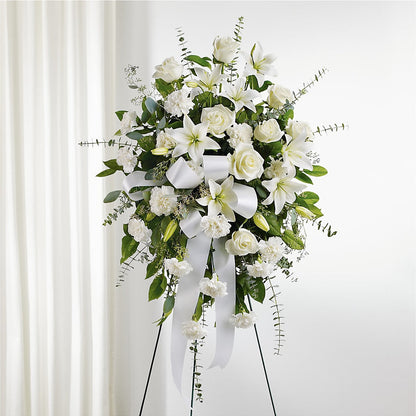 With Care Standing Spray –  Flower Shop Of Farmingdale, Farmingdale NY