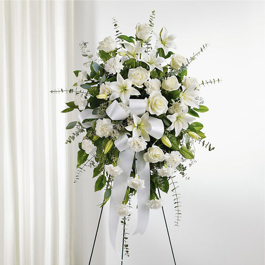 With Care Standing Spray –  Flower Shop Of Farmingdale, Farmingdale NY