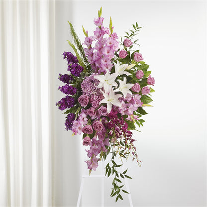 Never Alone Standing Spray –  Flower Shop Of Farmingdale, Farmingdale NY