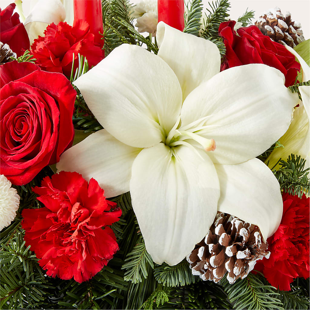 Seasonal Festivities Centerpiece –  Flower Shop Of Farmingdale, Farmingdale NY