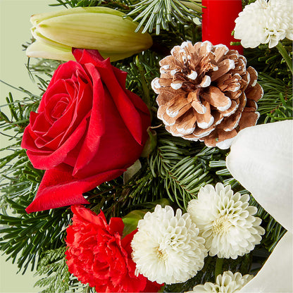 Seasonal Festivities Centerpiece –  Flower Shop Of Farmingdale, Farmingdale NY