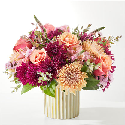 Berry Cobbler Bouquet with Ivory Vase –  Flower Shop Of Farmingdale, Farmingdale NY