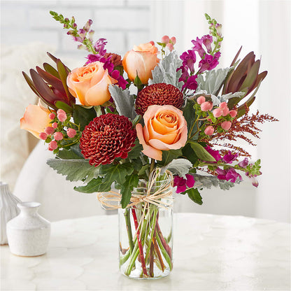Moody Hues Bouquet –  Flower Shop Of Farmingdale, Farmingdale NY
