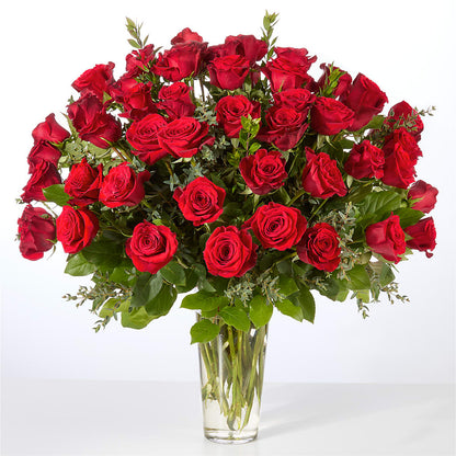Forever Yours Fifty Stem Red Rose Bouquet –  Flower Shop Of Farmingdale, Farmingdale NY