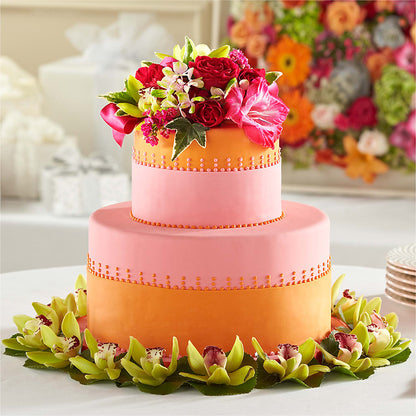 Sweet Citrus Cake Decor –  Flower Shop Of Farmingdale, Farmingdale NY